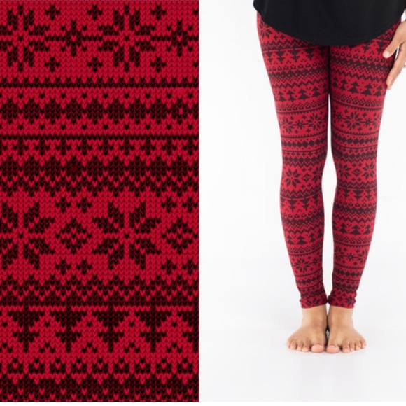 2 Xmas leggings - La Senza & Old Navy - Women's size Small - Picture 1 of 9